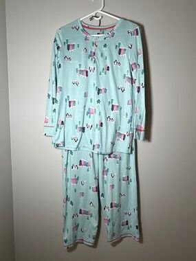 Cuddl Duds Penguin PJ Set